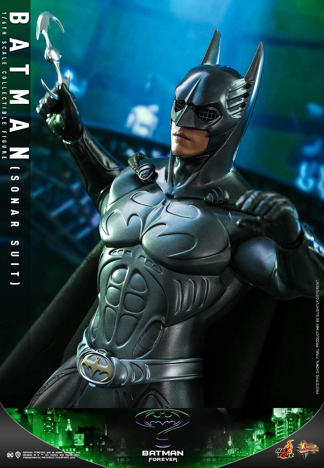 Foto 6 pulgar | Figura Batman Traje Sonar DC Batman Forever Hot Toys 1:6 de Escala