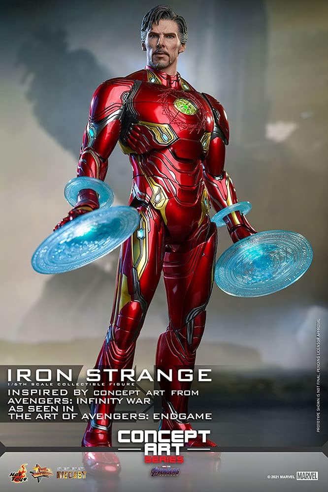 Foto 2 | Figura Iron Strange Marvel The Art Of Avengers Endgame Hot Toys 1:6 de Escala