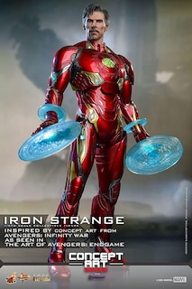 Foto 2 | Figura Iron Strange Marvel The Art Of Avengers Endgame Hot Toys 1:6 de Escala