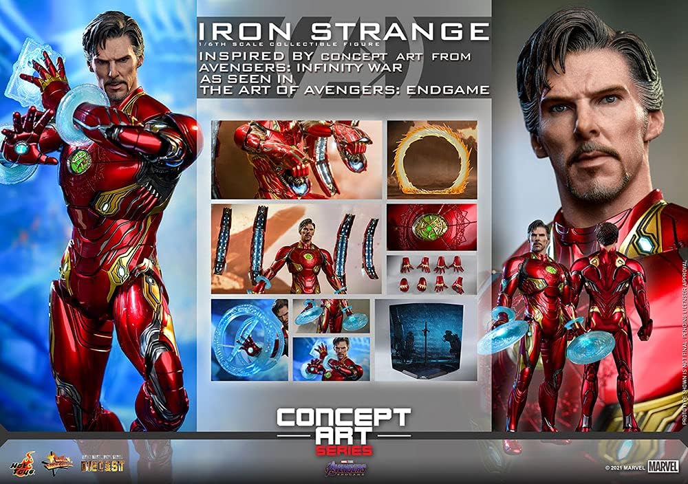 Foto 9 pulgar | Figura Iron Strange Marvel The Art Of Avengers Endgame Hot Toys 1:6 de Escala