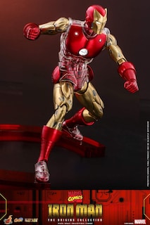 Foto 7 | Figura Iron Man Marvel Comics The Origins Collection Hot Toys 1:6 de Escala
