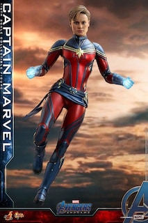 Foto 3 | Figura Capitana Marvel Avengers: Endgame Hot Toys 1:6 de Escala