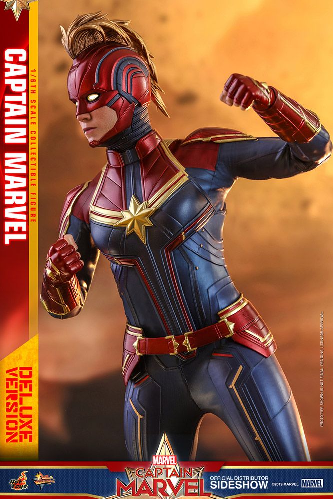 Foto 4 | Figura Capitana Marvel Edición de Lujo Hot Toys 1:6