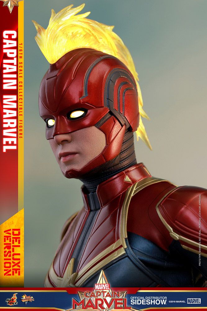 Foto 5 | Figura Capitana Marvel Edición de Lujo Hot Toys 1:6