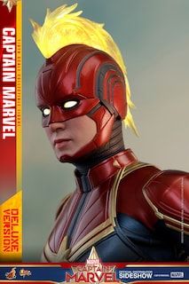 Foto 5 | Figura Capitana Marvel Edición de Lujo Hot Toys 1:6