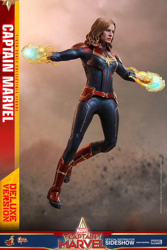 Foto 6 | Figura Capitana Marvel Edición de Lujo Hot Toys 1:6