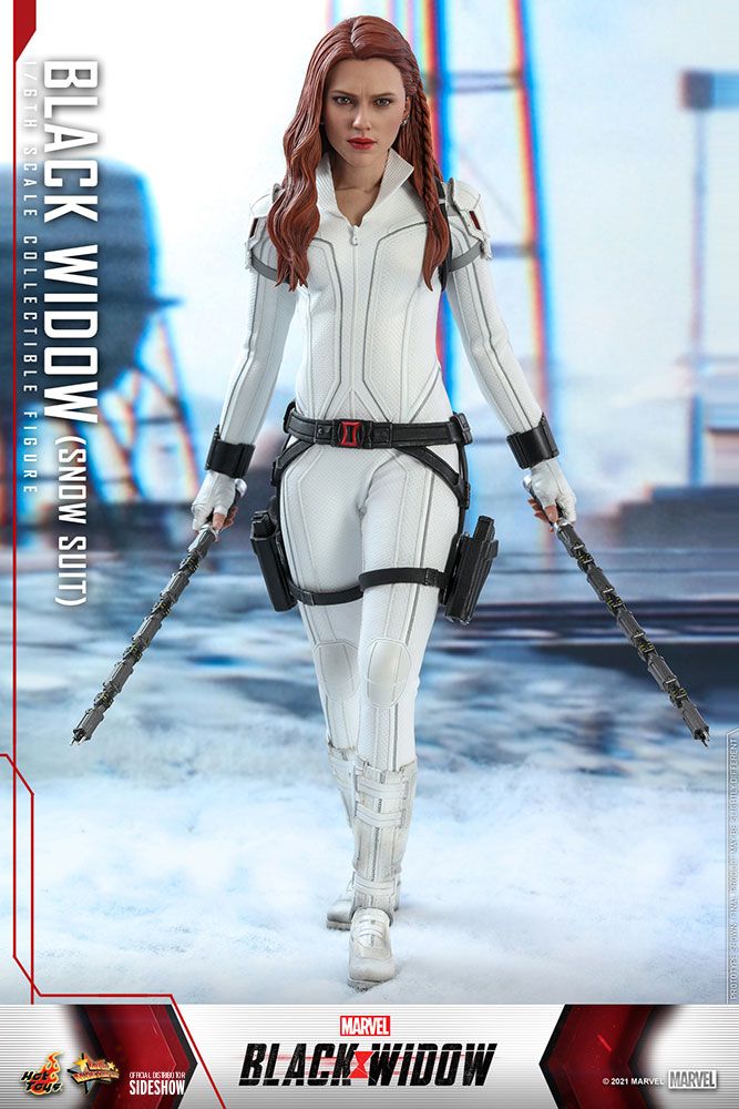 Foto 3 pulgar | Figura Black Widow Traje de Nieve Marvel Black Widow Hot Toys 1:6 de Escala