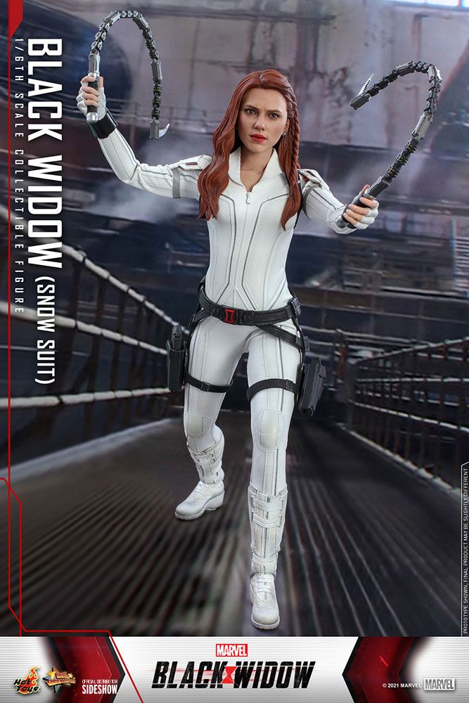 Foto 5 pulgar | Figura Black Widow Traje de Nieve Marvel Black Widow Hot Toys 1:6 de Escala