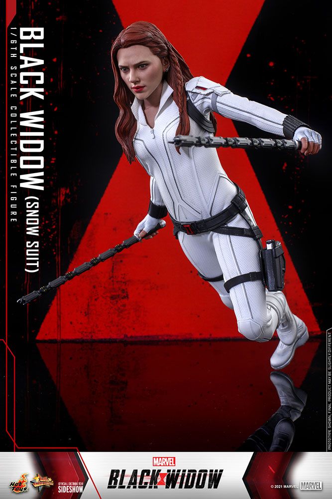 Foto 5 | Figura Black Widow Traje de Nieve Marvel Black Widow Hot Toys 1:6 de Escala