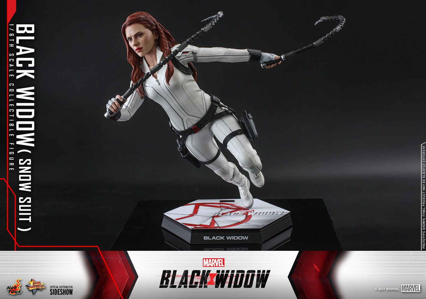 Foto 7 pulgar | Figura Black Widow Traje de Nieve Marvel Black Widow Hot Toys 1:6 de Escala