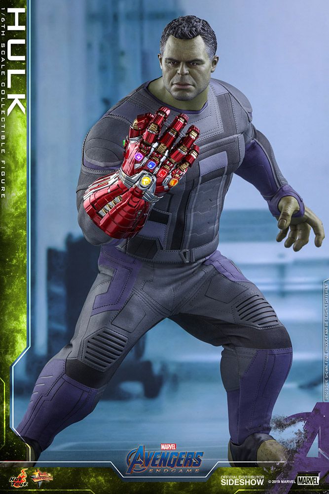 Foto 3 pulgar | Figura Hulk Marvel Avengers: Endgame Hot Toys 1:6 de Escala