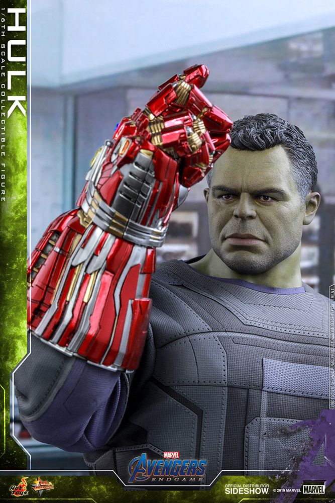 Foto 4 pulgar | Figura Hulk Marvel Avengers: Endgame Hot Toys 1:6 de Escala