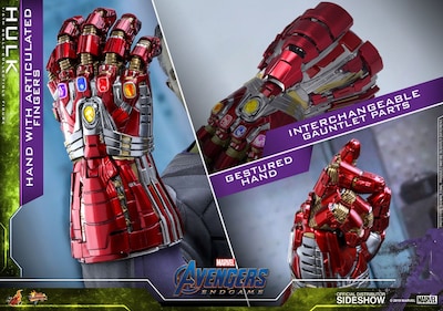 Foto 7 | Figura Hulk Marvel Avengers: Endgame Hot Toys 1:6 de Escala