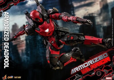Foto 6 | Figura Armorized Deadpool Marvel Armorized Warrior Hot Toys 1:6 de Escala