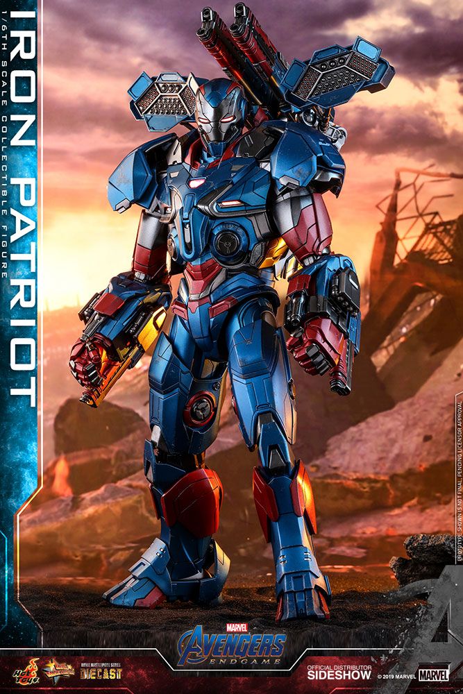 Foto 3 pulgar | Figura Iron Patriot Marvel Avengers: Endgame Hot Toys 1:6 de Escala