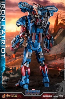 Foto 4 | Figura Iron Patriot Marvel Avengers: Endgame Hot Toys 1:6 de Escala