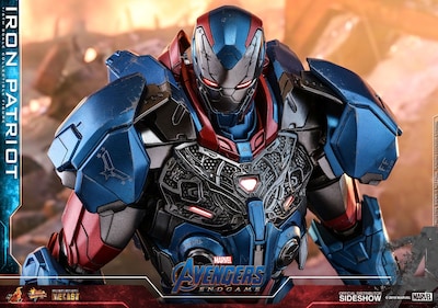 Foto 6 | Figura Iron Patriot Marvel Avengers: Endgame Hot Toys 1:6 de Escala