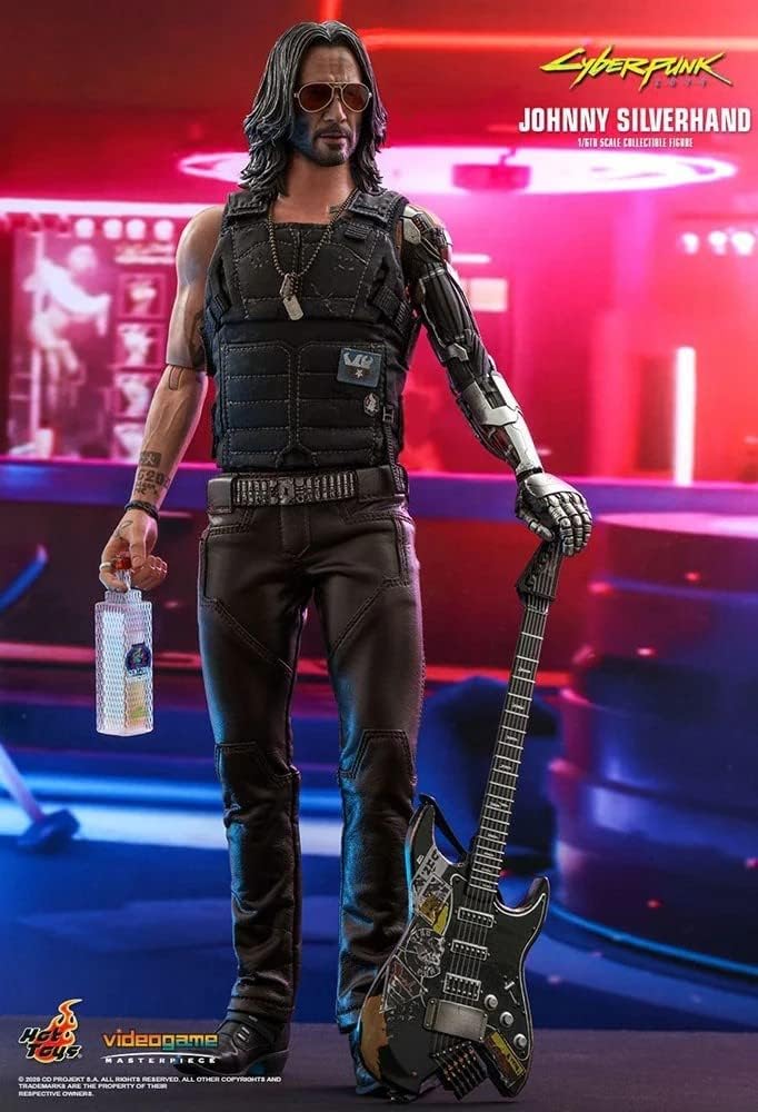 Foto 2 | Figura Johnny Silverhand Cyberpunk 2077 Hot Toys 1:6 de Escala