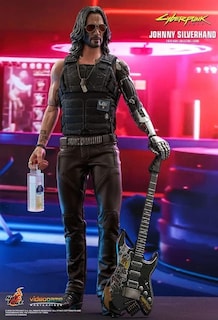 Foto 2 | Figura Johnny Silverhand Cyberpunk 2077 Hot Toys 1:6 de Escala
