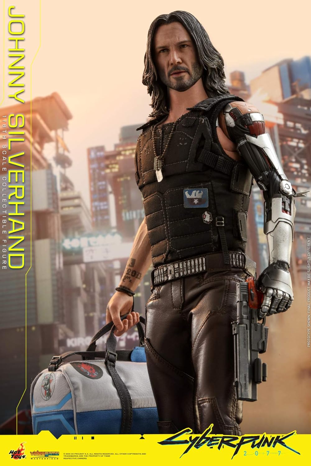 Foto 6 pulgar | Figura Johnny Silverhand Cyberpunk 2077 Hot Toys 1:6 de Escala