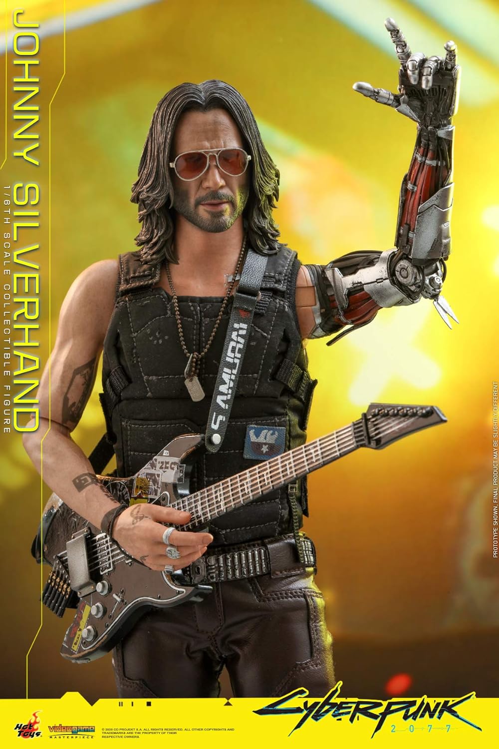 Foto 7 pulgar | Figura Johnny Silverhand Cyberpunk 2077 Hot Toys 1:6 de Escala