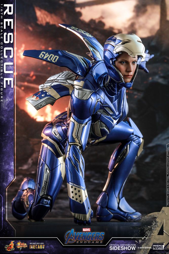 Foto 5 | Figura Hot Toys 1:6 De Escala Marvel Avengers Endgame: Rescue