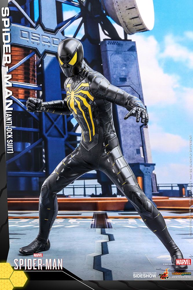 Foto 4 pulgar | Figura Hot Toys 1:6 De Escala Marvel Spider-man: Spider-man Anti-ock Suit