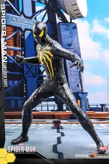 Foto 3 | Figura Hot Toys 1:6 De Escala Marvel Spider-man: Spider-man Anti-ock Suit