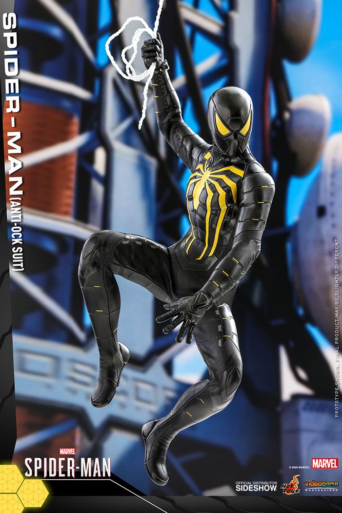 Foto 5 pulgar | Figura Hot Toys 1:6 De Escala Marvel Spider-man: Spider-man Anti-ock Suit