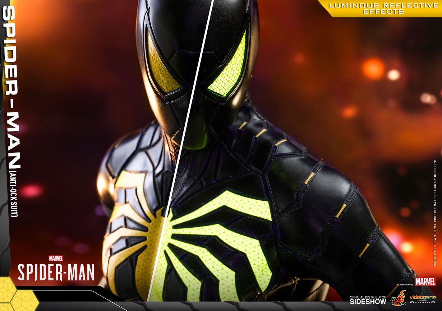 Foto 7 pulgar | Figura Hot Toys 1:6 De Escala Marvel Spider-man: Spider-man Anti-ock Suit