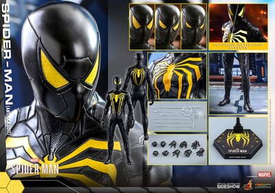 Foto 8 | Figura Hot Toys 1:6 De Escala Marvel Spider-man: Spider-man Anti-ock Suit