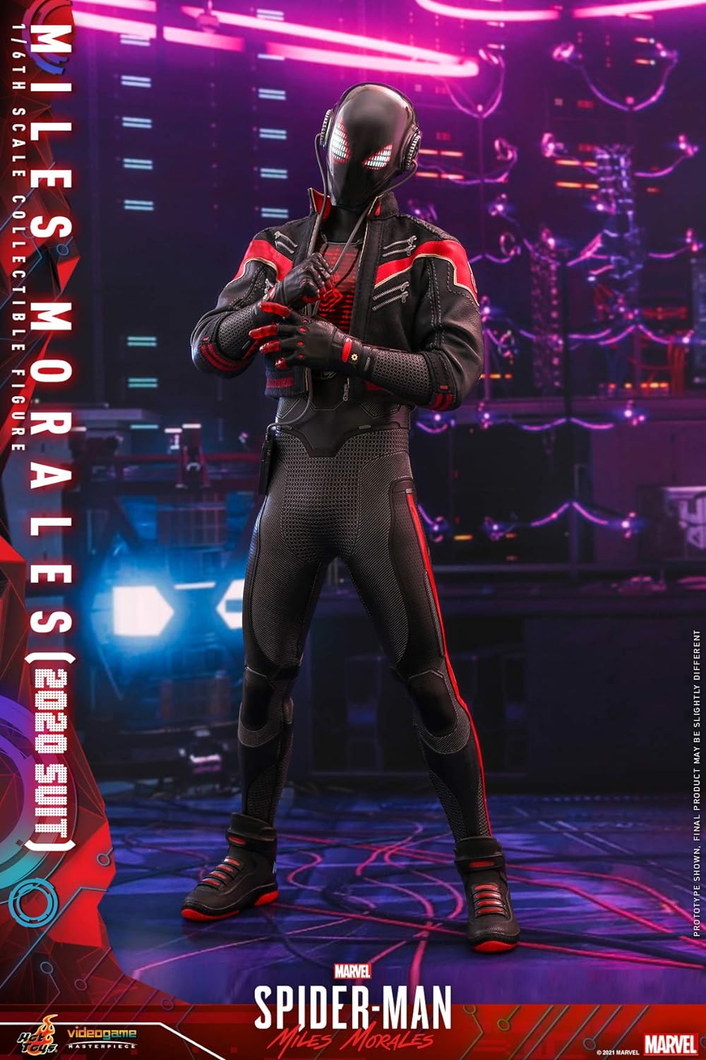 Foto 3 pulgar | Figura Hot Toys 1:6 de Escala Marvel Spider-man: Miles Morales 2020 Suit