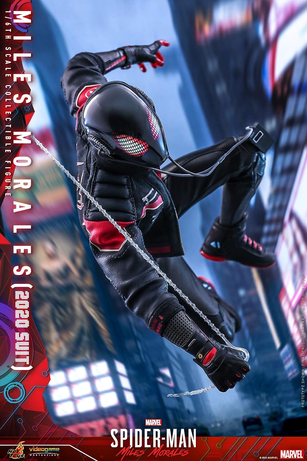 Foto 6 pulgar | Figura Hot Toys 1:6 de Escala Marvel Spider-man: Miles Morales 2020 Suit