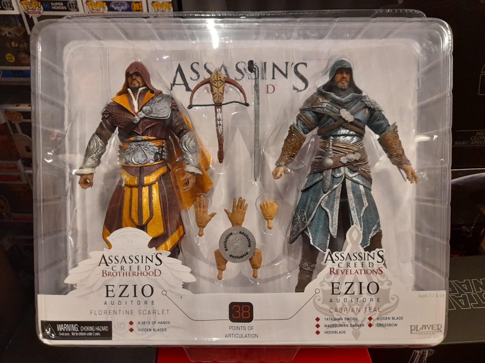 Foto 3 pulgar | Figura Neca Assassin's Creed: Ezio Auditore (2 Pack) Toys 'r' Us Exclusive