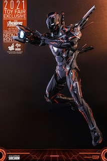 Foto 6 | Figura Hot Toys 1:6 De Escala Marvel Avengers Infinity War: Neon Tech Iron Man 4.0 2021 Toy Fair Exclusive