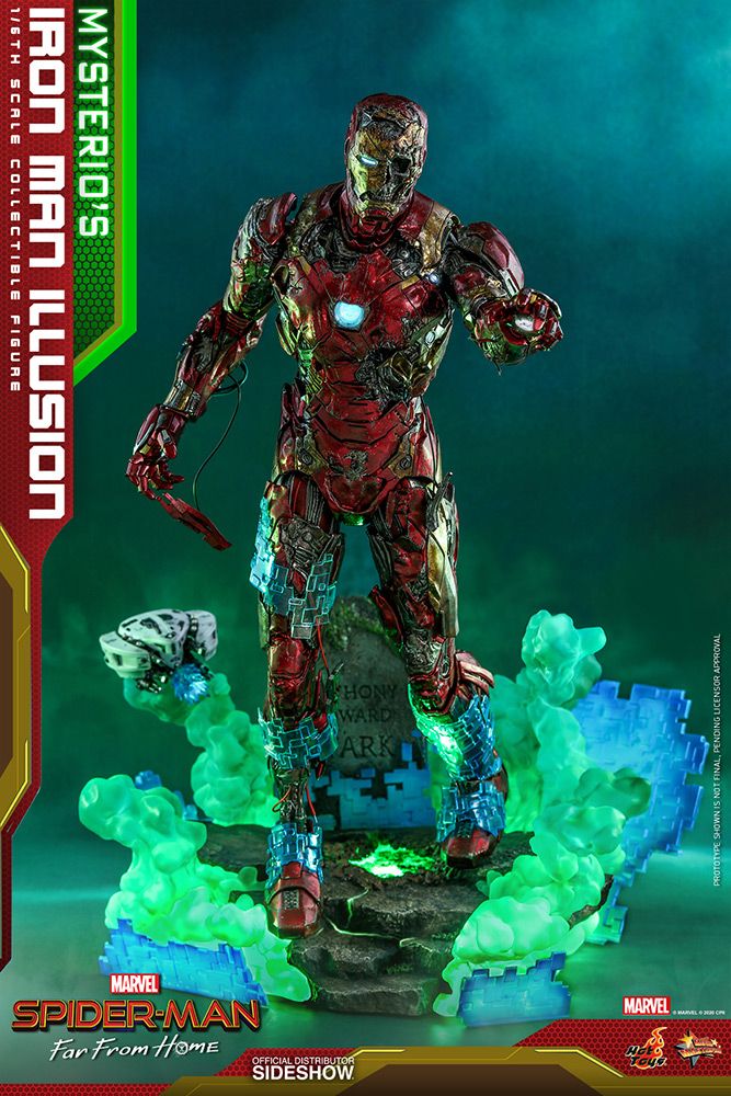 Foto 3 pulgar | Figura Hot Toys 1:6 De Escala Marvel Spider-man Far From Home: Mysterio's Iron Man Illusion