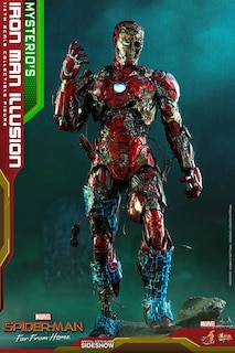 Foto 3 | Figura Hot Toys 1:6 De Escala Marvel Spider-man Far From Home: Mysterio's Iron Man Illusion