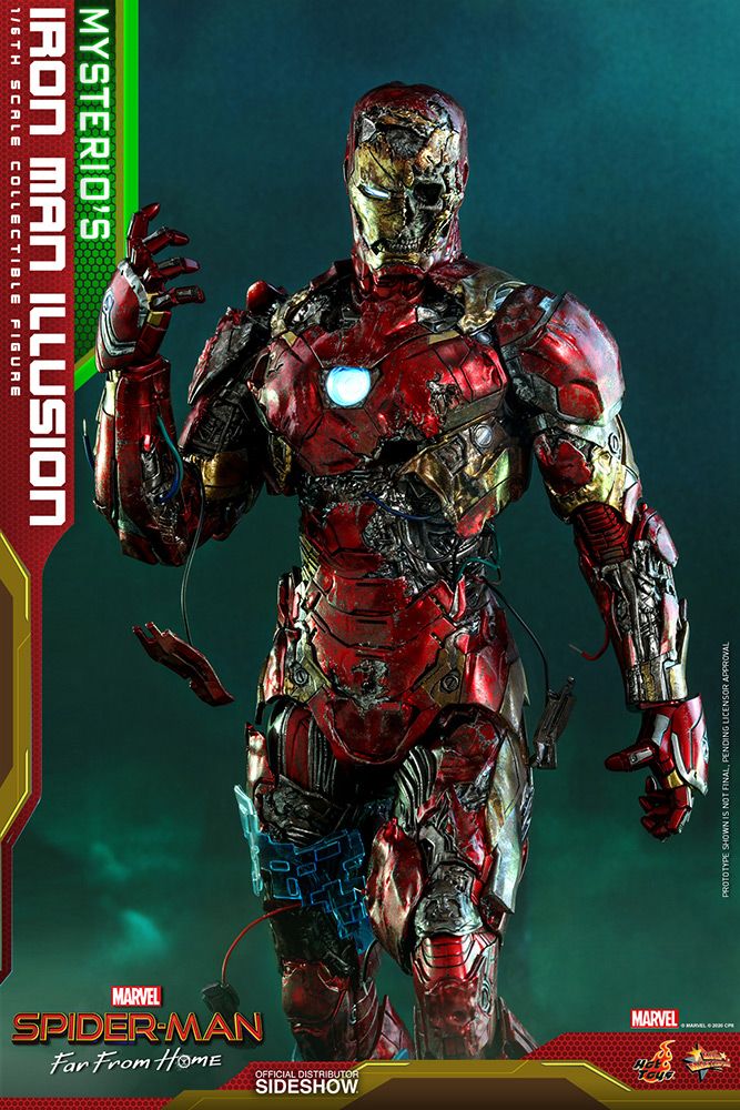 Foto 4 | Figura Hot Toys 1:6 De Escala Marvel Spider-man Far From Home: Mysterio's Iron Man Illusion