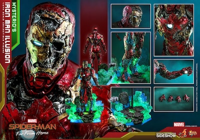 Foto 8 | Figura Hot Toys 1:6 De Escala Marvel Spider-man Far From Home: Mysterio's Iron Man Illusion