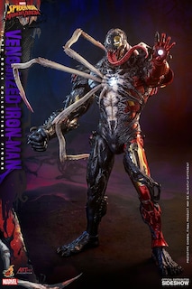 Foto 2 | Figura Hot Toys 1:6 De Escala Marvel Spider-man Maximum Venom: Venomized Iron Man