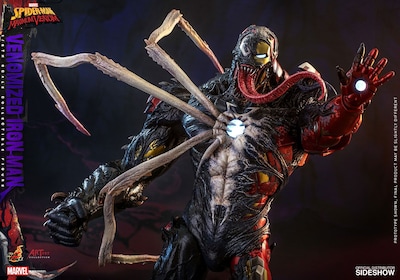 Foto 3 | Figura Hot Toys 1:6 De Escala Marvel Spider-man Maximum Venom: Venomized Iron Man