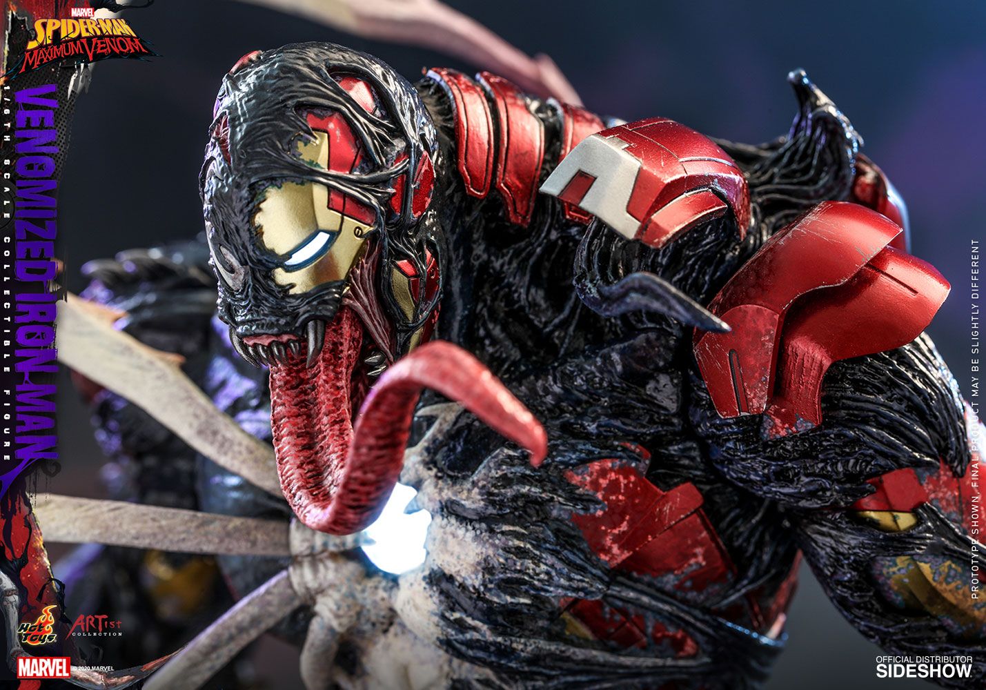 Foto 5 pulgar | Figura Hot Toys 1:6 De Escala Marvel Spider-man Maximum Venom: Venomized Iron Man