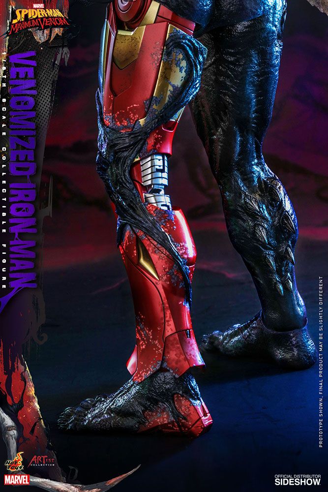 Foto 6 pulgar | Figura Hot Toys 1:6 De Escala Marvel Spider-man Maximum Venom: Venomized Iron Man