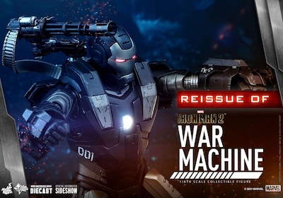 Foto 6 | Figura Hot Toys 1:6 De Escala Iron Man 2: War Machine