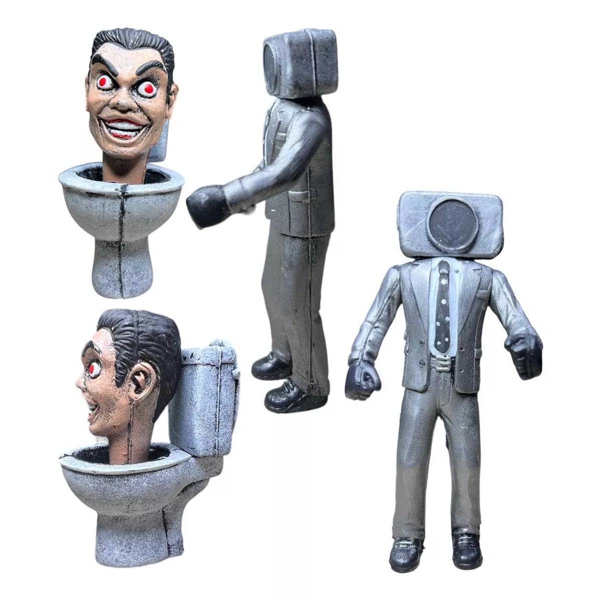 Foto 4 pulgar | Figuras Skibidi Toilet TV Man Speakerman 4 Figuras