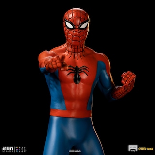 Foto 5 | Estatua Coleccionable Iron Studios Spider-man ('60 Animated Series) 1:10 De Escala