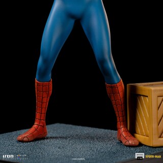 Foto 7 | Estatua Coleccionable Iron Studios Spider-man ('60 Animated Series) 1:10 De Escala