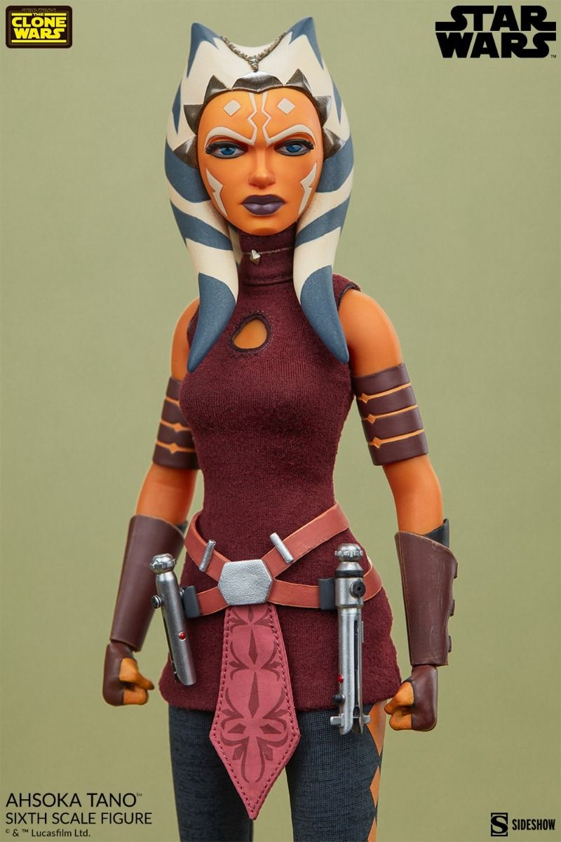 Foto 3 pulgar | Figura Sideshow 1:6 de Escala Star Wars The Clone Wars Ahsoka Tano