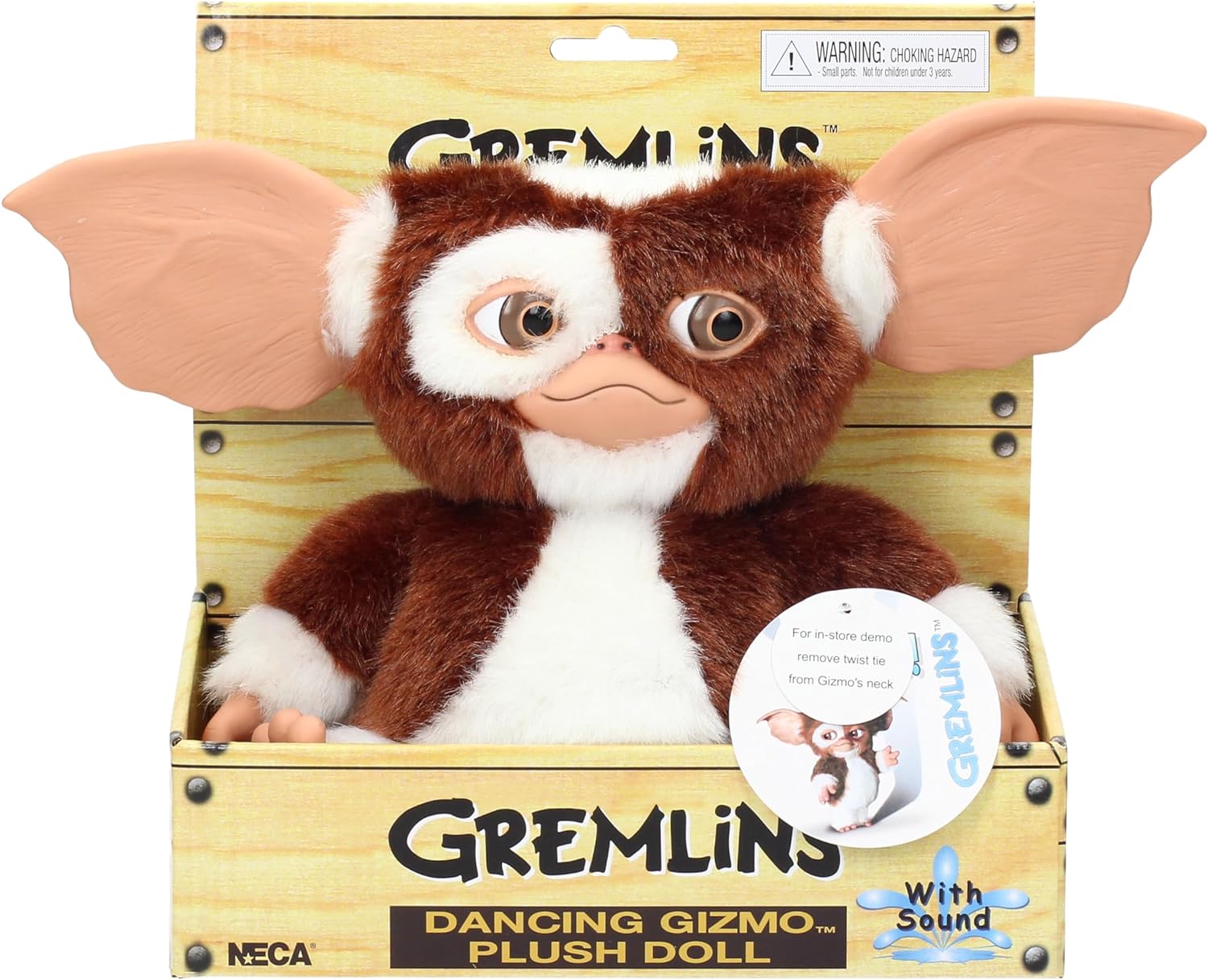 Peluche Gremlins Gizmo Neca con Sonido y Movimiento