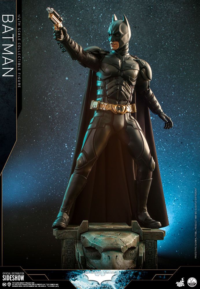 Foto 4 pulgar | Figura Hot Toys 1/4 de Escala The Dark Knight Trilogy Batman